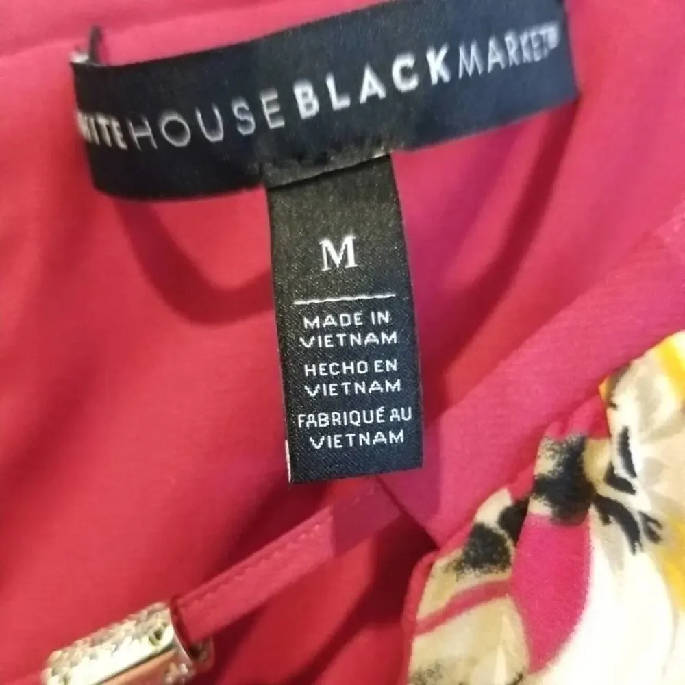 WHBM red‎ floral dress